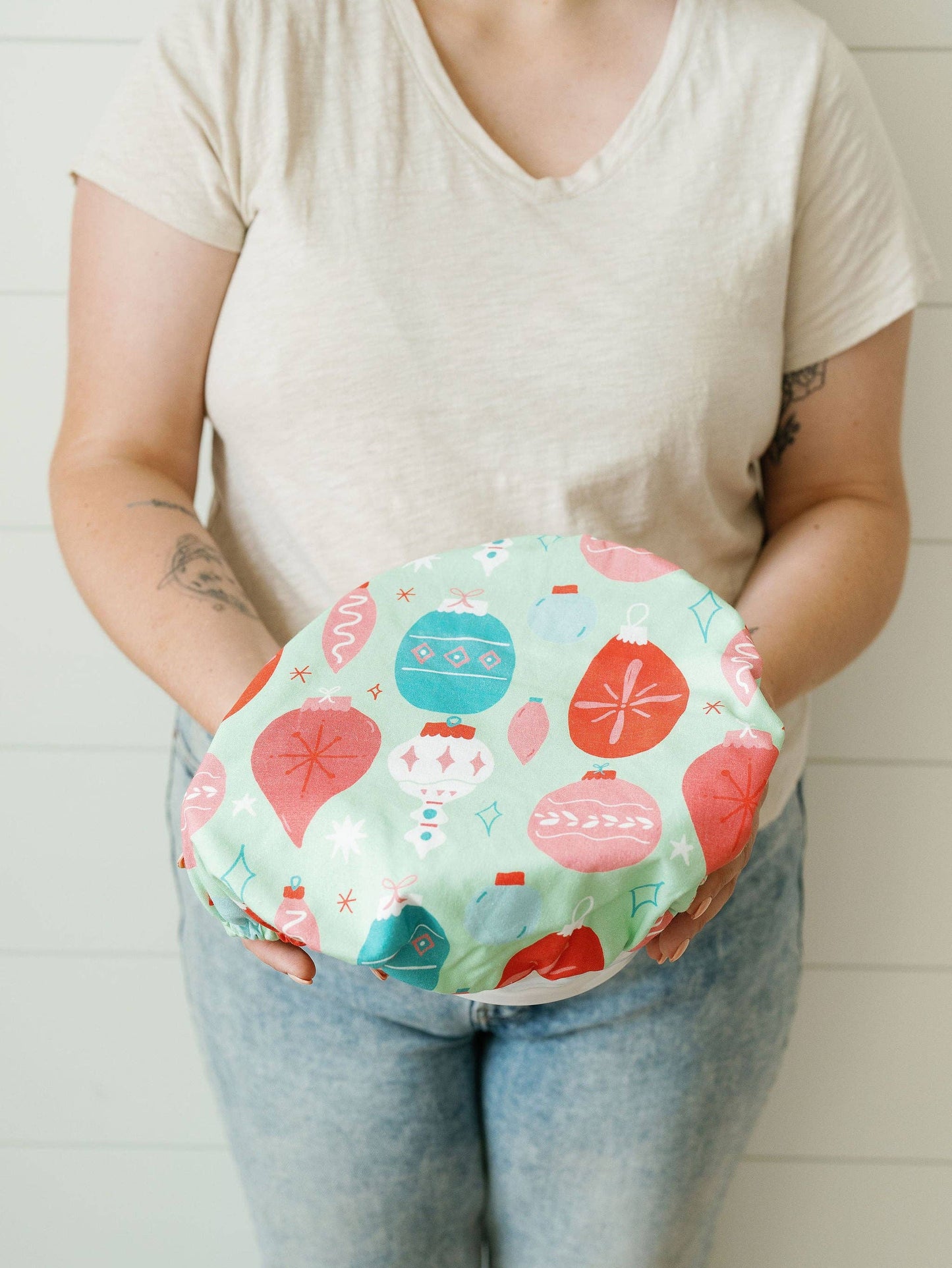 Holiday Bowl + Baking Dish Covers: Bows - Mini