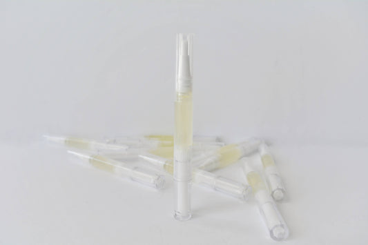 Cuticle Oil Pens, Jojoba oil blend, brush pen