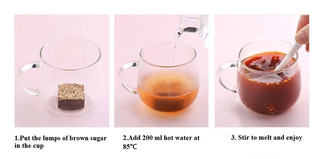 Gourmet Honey Sugar Cubes with flowers and fruit: Hibiscus