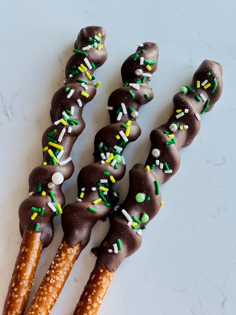 Carrot Caramel Twisted Pretzels
